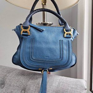 Chloe Medium Marcie Calfskin Leather Satchel